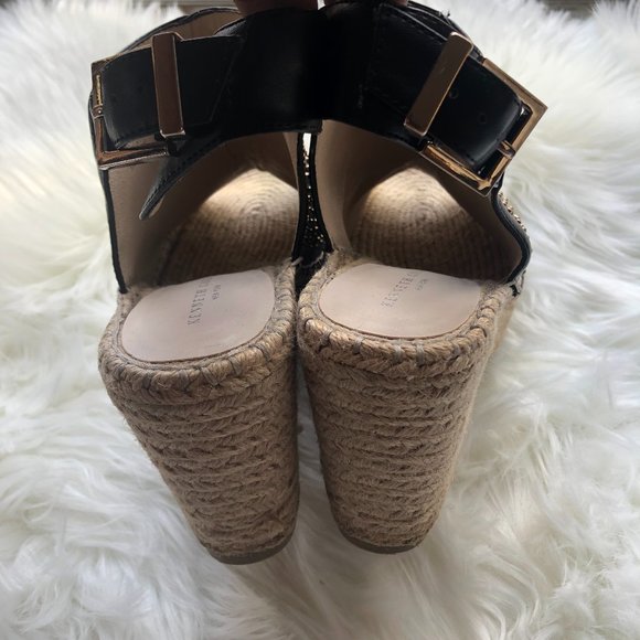 Kenneth Cole New York "Olivia 3" Studded Wedges - Picture 10 of 12